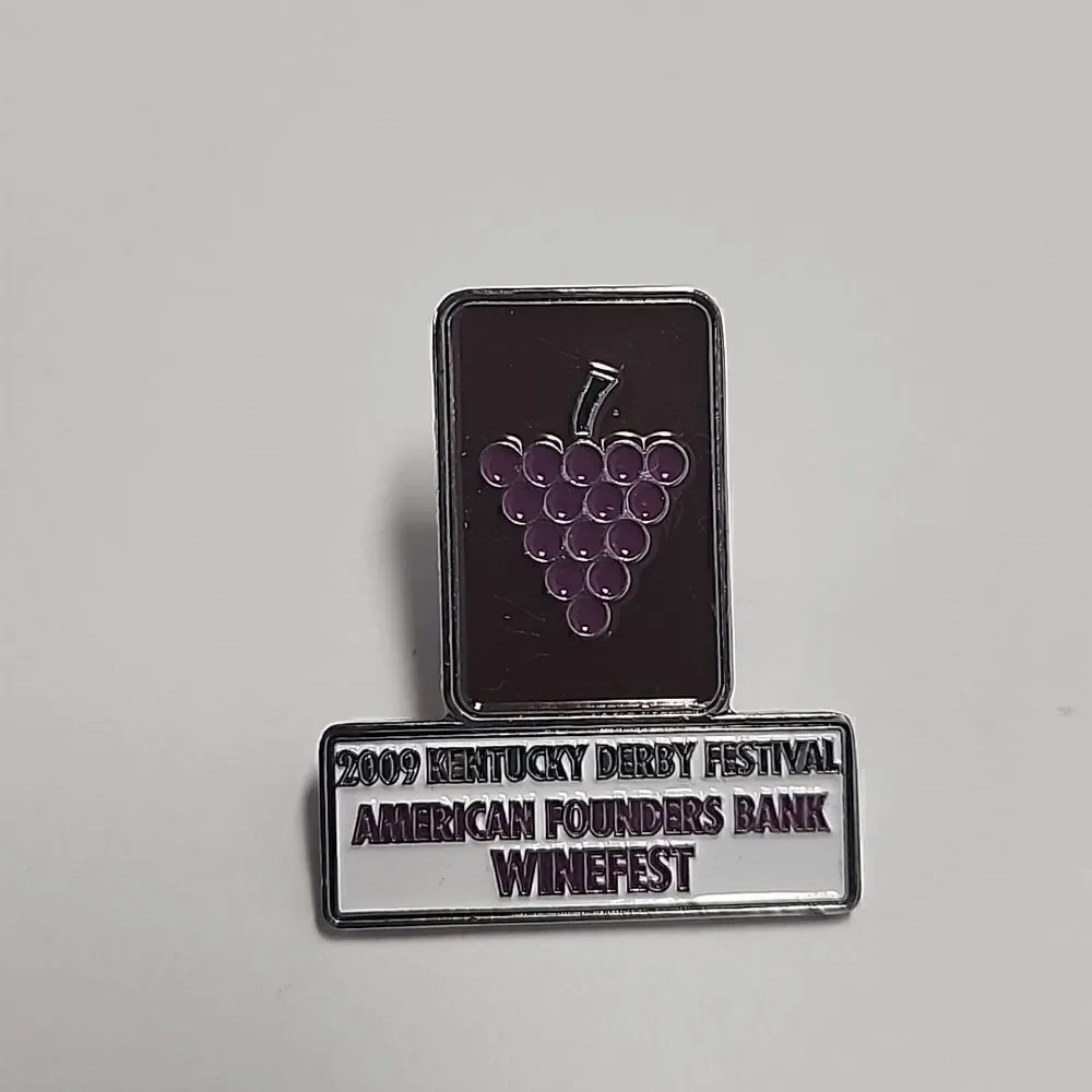 Kentucky Derby Festival American Founders Bank Winefest Sponser Pin Brooch 2009